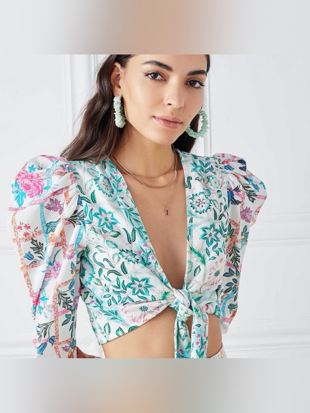 Hemant & Nandita Cosmic Crop Top xs